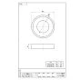 SANEI PP42-30-51 商品図面 ロータンク密結パッキン 商品図面1