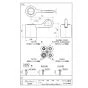 SANEI PR236F 商品図面 ＣＰサークルレバー 商品図面1