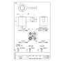 SANEI PR261F 商品図面 サークルレバー 商品図面1