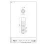 SANEI PR389-1 商品図面 便座取外し工具 商品図面1