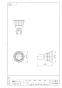 SANEI PS30-37-W 商品図面 吸盤式シャワーフック 商品図面1
