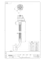 SANEI PT17-1-2 商品図面 自動洗濯機給水ホース 商品図面1