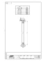 SANEI PT17-2-4 商品図面 自動洗濯機給水延長ホース 商品図面1