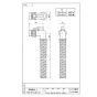 SANEI PT171-871-7 商品図面 風呂水給水ホース 商品図面1