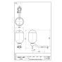 SANEI PW141S 商品図面 水栓取付石ケン水容器 商品図面1