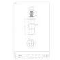 SANEI PW9022-33 商品図面 便座取付具 商品図面1
