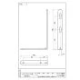 SANEI R651N-L 商品図面 ヘッダーブラケット 商品図面1