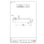 SANEI S104-63X2-MDP 商品図面 シャワーアーム 商品図面1