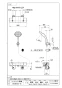 SANEI SK18502-13 取扱説明書 商品図面 サーモシャワー混合栓 商品図面1