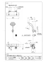 SANEI SK18502K-13 取扱説明書 商品図面 サーモシャワー混合栓 商品図面1
