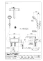 SANEI SK781L-1-S9L20 取扱説明書 商品図面 サーモデッキシャワー混合栓 商品図面1