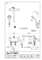 SANEI SK781L-2-S9L30 取扱説明書 商品図面 サーモデッキシャワー混合栓 商品図面1