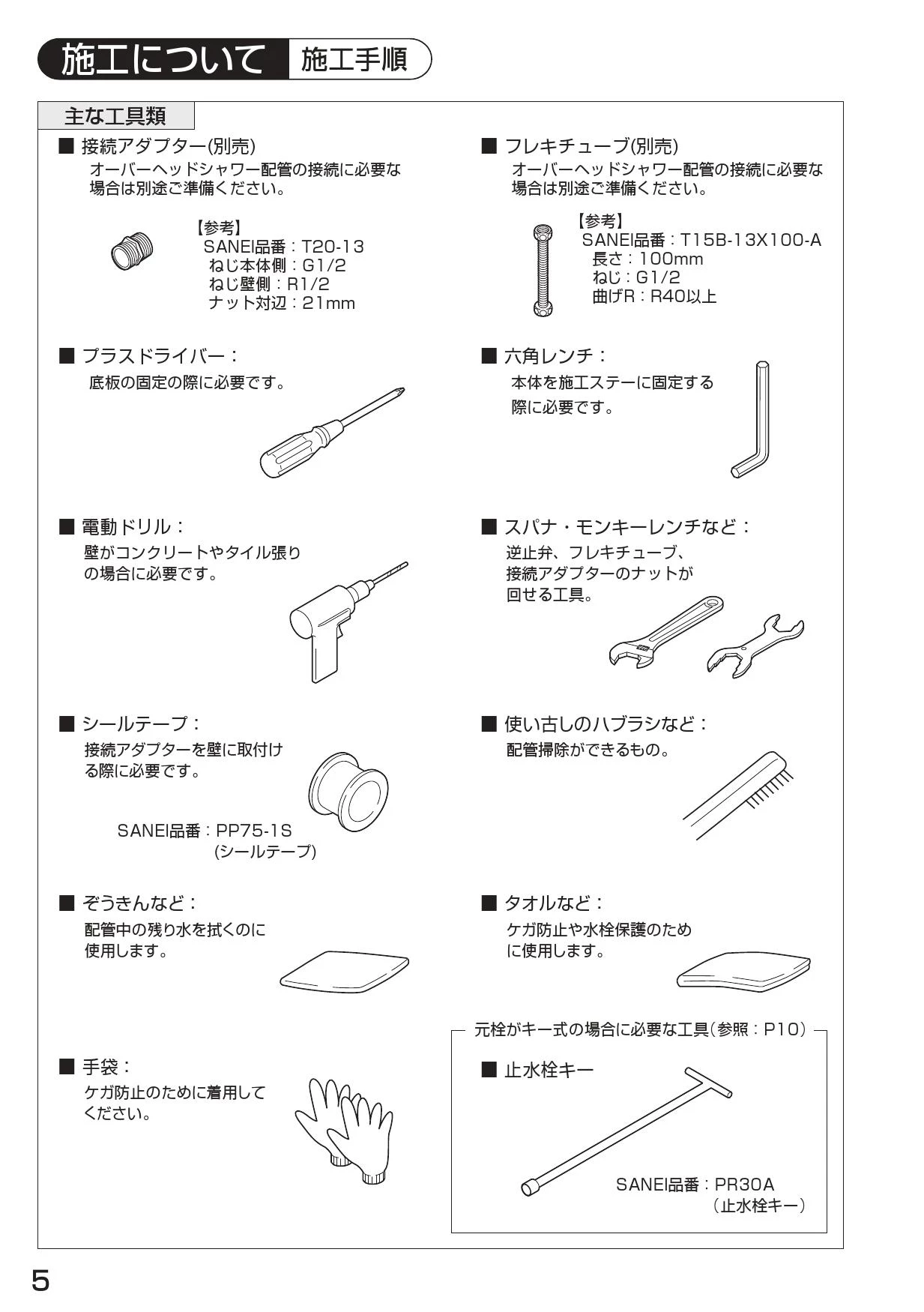 SANEI SK9881-1S-DJP-13 取扱説明書 商品図面|SANEI デザイン水