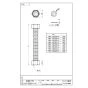 SANEI T157-13X450-A 商品図面 ＳＵＳナット付フレキチューブ 商品図面1