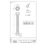 SANEI T15B-MDP-13X400 商品図面 フレキチューブ 商品図面1