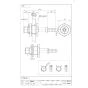 SANEI T4315-2S-10A 商品図面 ユニット貫通金具 商品図面1