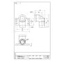 SANEI T525-1-16X13 商品図面 ＰＣ異径座付水栓エルボ 商品図面1