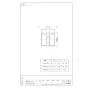 SANEI T700-50 商品図面 砲金六角ニップル 商品図面1