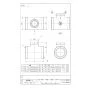 SANEI T770-1-A-20X20X13 商品図面 砲金異径チーズ 商品図面1