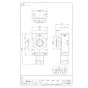 SANEI T850-3-S-22 商品図面 壁用水栓ボックス 商品図面1
