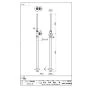 SANEI V21JS-13 商品図面 ストレート形止水栓 商品図面1