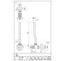 SANEI V22J-13 商品図面 アングル止水栓 商品図面1
