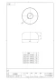 SANEI V22J-57-13X15 商品図面 止水栓座金 商品図面1