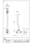 SANEI V22JD-13 商品図面 Ｄ式アングル止水栓 商品図面1