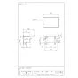 SANEI W2107-W 取扱説明書 商品図面 アイアンペーパーホルダー棚付 商品図面1