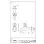 SANEI Y20J-25 商品図面 胴長横水栓（固定コマ仕様） 商品図面1