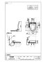 SANEI EW9013 取扱説明書 商品図面 温水洗浄便座　シャワンザ 商品図面1