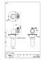 SANEI H5501-50 商品図面 洗濯機排水トラップ 商品図面1