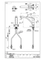 SANEI K8761TJV-V2S-13 商品図面 シングルワンホール分岐混合栓 商品図面1