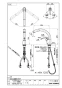 SANEI K8790JV-13 取扱説明書 商品図面 シングルワンホールスプレー混合栓 商品図面1