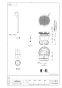 SANEI T412-13-13A 商品図面 一口循環接続金具 商品図面1