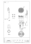 SANEI T412-44-10A 商品図面 一口循環接続金具 商品図面1