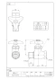 SANEI V211-13 商品図面 化粧バルブ［共用形］ 商品図面1