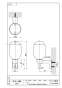 SANEI W101 商品図面 押上石ケン水容器 商品図面1