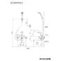 KVK KF5000T 取扱説明書 商品図面 施工説明書 分解図 シングルレバー式シャワー 商品図面1