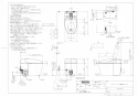 TOTO CES9530PC#NW1 取扱説明書 商品図面 施工説明書 分解図 ネオレストRS3 スティックリモコンパブリックタイプ 商品図面1