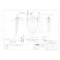 TOTO CS232B+SH232BA+TCF4744AK ピュアレストQR+アプリコットF4A 取扱説明書 商品図面 施工説明書 分解図 ピュアレストQR+アプリコットF4A 商品図面1
