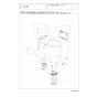 TOTO CS232BM+SH232BAK+TCF6554AF ピュアレストQR+ウォシュレットSS3A 取扱説明書 商品図面 施工説明書 分解図 ピュアレストQR+ウォシュレットSS3A 分解図1