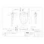 TOTO CS400BM+SH400BA+TCF4744AK ピュアレストEX+アプリコットF4A 取扱説明書 商品図面 施工説明書 分解図 ピュアレストEX+アプリコットF4A 商品図面1