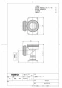 TOTO CS597BPC#NW1 商品図面 施工説明書 分解図 パブリックコンパクト便器 掃除口付 商品図面1