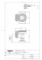TOTO CS597BPLC#NW1 商品図面 施工説明書 分解図 パブリックコンパクト便器　掃除口付 商品図面1