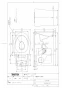 TOTO CS597BP#NW1 商品図面 施工説明書 分解図 パブリックコンパクト便器 商品図面1