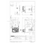 TOTO CS877B GGA ウォシュレット一体型便器 床排水 便器部商品図面 施工説明書 GGA ウォシュレット一体型便器 床排水 便器部 商品図面1
