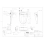 TOTO EWCS441N-46AF 取扱説明書 商品図面 施工説明書 分解図 ウォシュレット付補高便座 ウォシュレットS2A 商品図面1