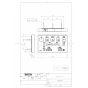TOTO EWCS441N-46AF 取扱説明書 商品図面 施工説明書 分解図 ウォシュレット付補高便座 ウォシュレットS2A 商品図面2