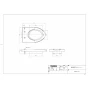 TOTO EWCS441N-51 取扱説明書 商品図面 施工説明書 分解図 ウォシュレット付補高便座 アプリコットF2 商品図面1